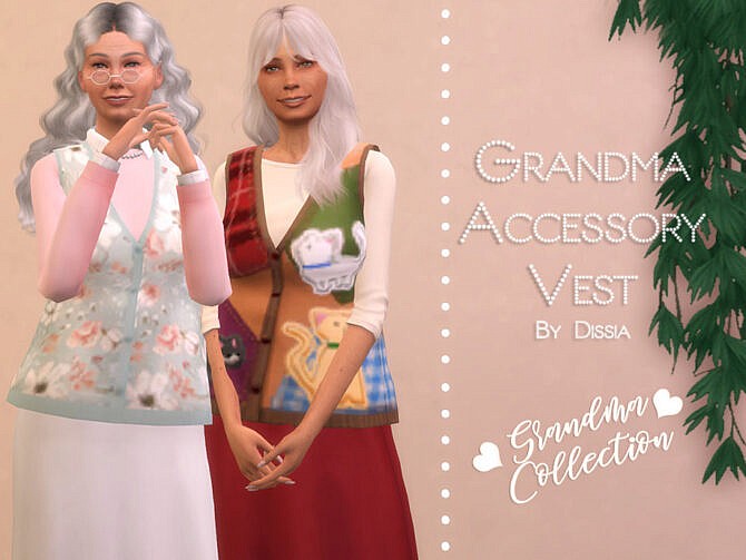 Grandma Accessory Vest by Dissia at TSR