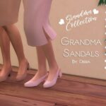 Grandma Sandals by Dissia at TSR