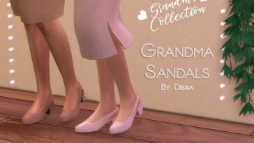 Grandma Sandals by Dissia at TSR