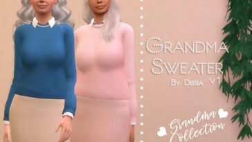 Grandma Sweater v1 by Dissia at TSR