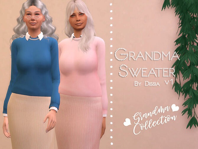 Grandma Sweater v1 by Dissia at TSR