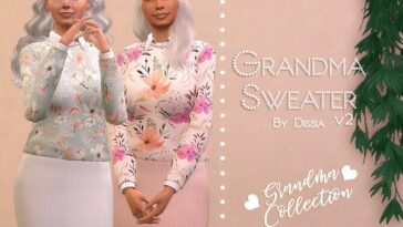 Grandma Sweater v2 by Dissia at TSR