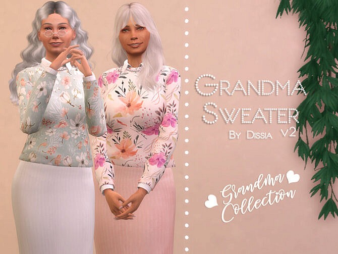 Grandma Sweater v2 by Dissia at TSR