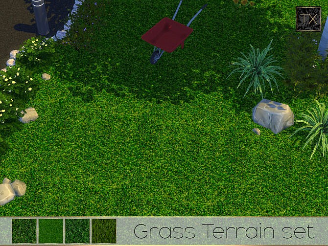 Grass Terrain Set by theeaax at TSR