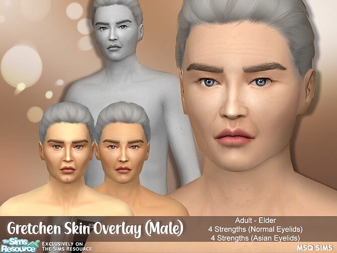 Gretchen Skin Overlay Male at MSQ Sims