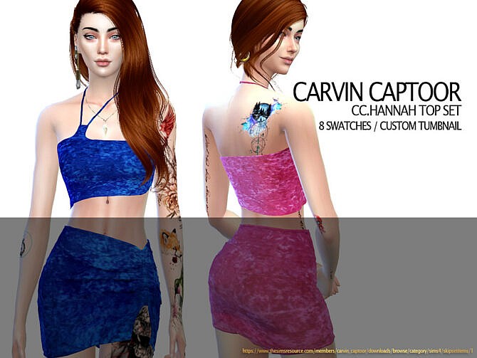 Hannah Top Set by carvin captoor at TSR