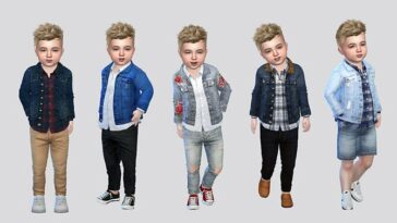 Harper Denim Jacket Toddler by McLayneSims at TSR