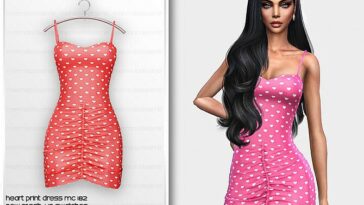 Heart Print MC182 by mermaladesimtr at TSR