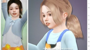 Helen Hairstyle [Toddler] by DarkNighTt at TSR