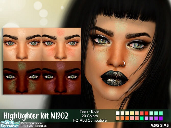 Highlighter Kit NB02 at MSQ SIMS