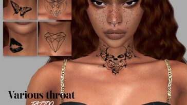 IMF Tattoo Throat Various by IzzieMcFire at TSR