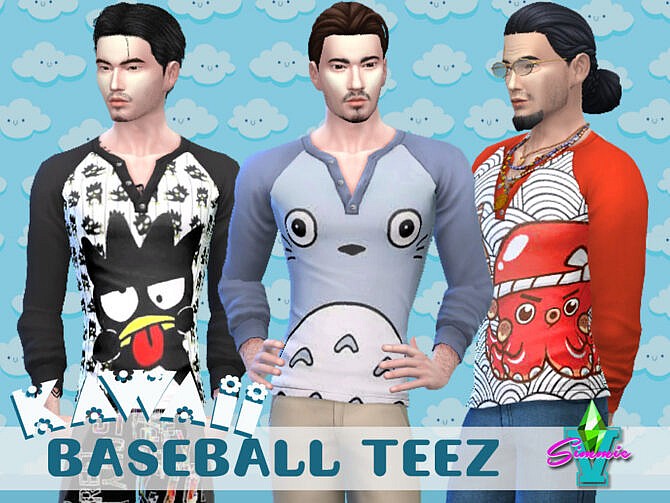 Kawaii Baseball Teez by SimmieV at TSR