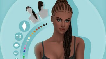 Kehlani Hair by simcelebrity00 at TSR