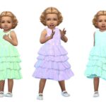 KeyCamz Toddler Dress 0412 by ErinAOK at TSR