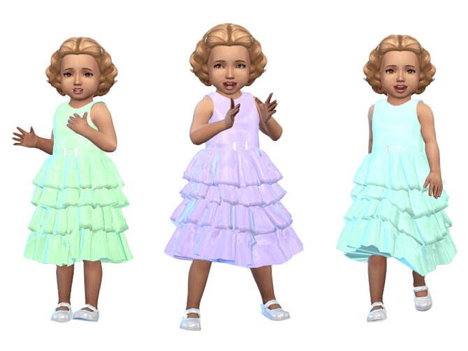 KeyCamz Toddler Dress 0412 by ErinAOK at TSR