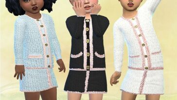 Knitted Jacket and Skirt by Pelineldis at TSR