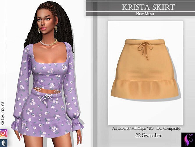 Krista Skirt by KaTPurpura at TSR