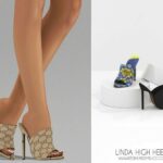 LINDA HIGH HEELS at REDHEADSIMS