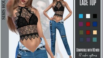 Lace top by Sims House at TSR