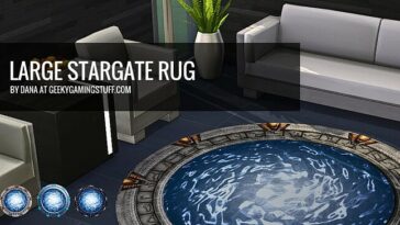 Large Stargate Rug at Geeky Gaming Stuff