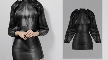 Leather Dress by turksimmer at TSR