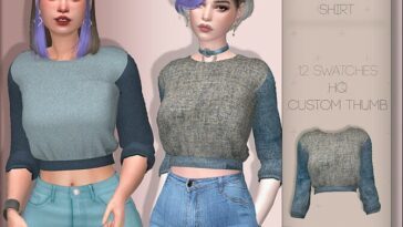 Lingu Crop Shirt by PlayersWonderland at TSR