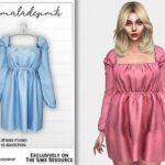 Long Sleeve Dress MC190 by mermaladesimtr at TSR