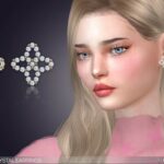 Lotta Crystal Earrings by feyona at TSR