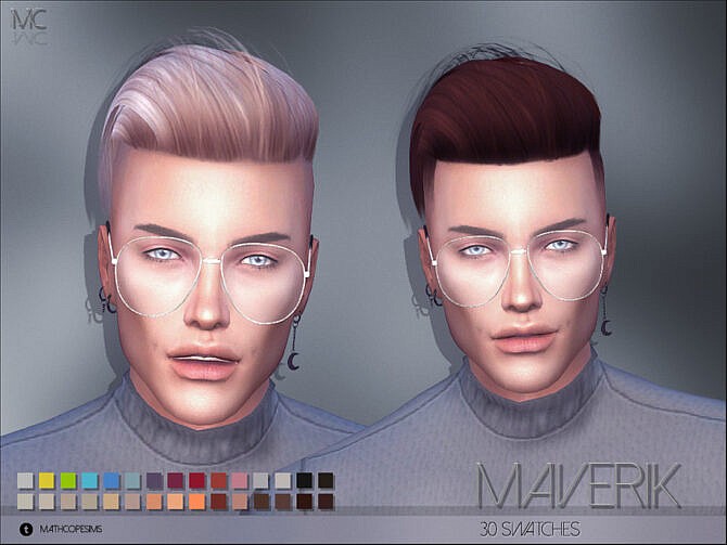 Maverik Hair by Mathcope at TSR