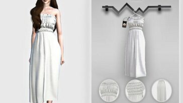 Midi Dress BD457 by busra-tr at TSR