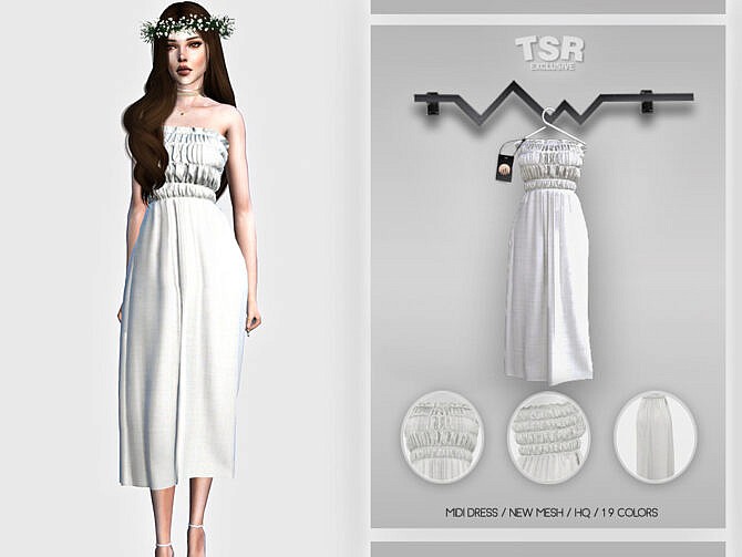 Midi Dress BD457 by busra-tr at TSR