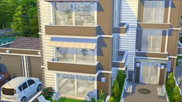 Modern 3 Flat Apartment House by Flubs79 at TSR