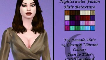 Nightcrawler Fusion Hair Retexture by BlackCat27 at TSR