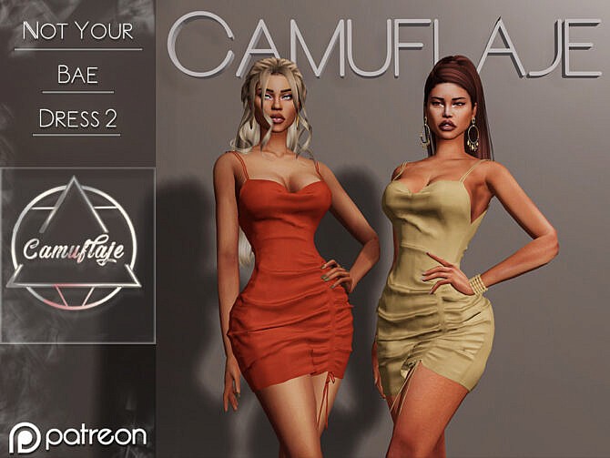 Not Your Bae Dress II by Camuflaje at TSR