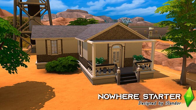 Nowhere starter home by iSandor at Mod The Sims 4