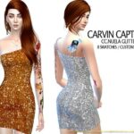 Nuela Glitter Dress by carvin captoor at TSR