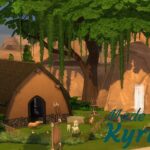 Oak View longhouse at KyriaT’s Sims 4 World