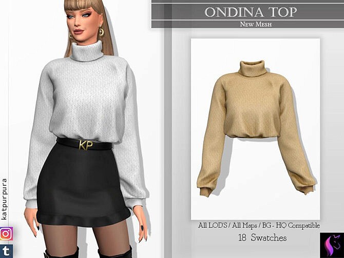 Ondina Top by KaTPurpura at TSR