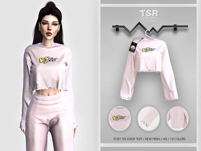 PJ SET-123 (CROP TOP) BD455 by busra-tr at TSR