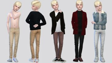 Paco Pants Boys by McLayneSims at TSR