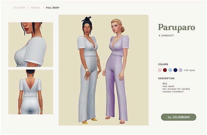 Paruparo Jumpsuit at Joliebean