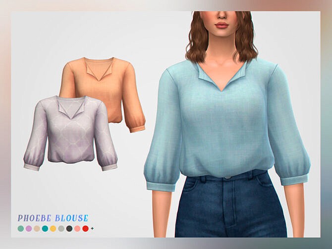 Phoebe Blouse by pixelette at TSR