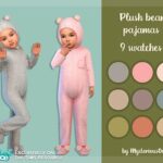 Plush bear pajamas by MysteriousOo at TSR