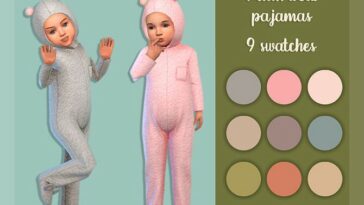 Plush bear pajamas by MysteriousOo at TSR