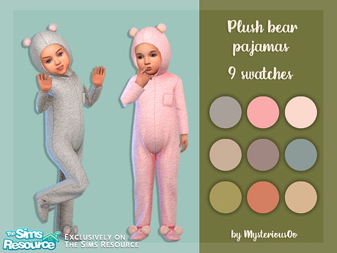 Plush bear pajamas by MysteriousOo at TSR