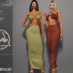 Punta Cana Set (Skirt) by Camuflaje at TSR