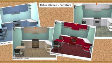 RETRO KITCHEN at Sims4Sue