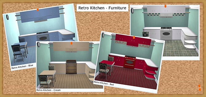 RETRO KITCHEN at Sims4Sue