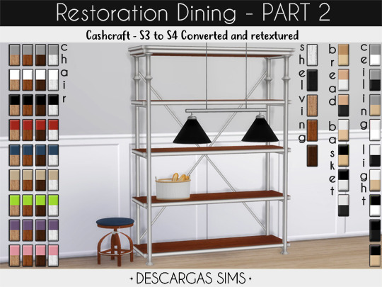 Restoration Dining PART 2 at Descargas Sims