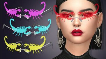 Rimless Scorpion Glasses by feyona at TSR